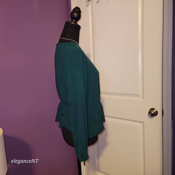 Express Faux Wrap Style Women's Blouse Sz: L - Picture 6 of 7